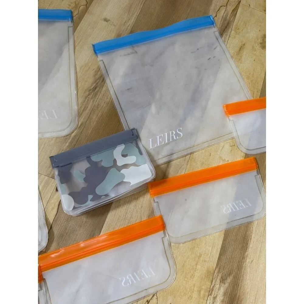LEIRS lot of reusable plastic storage bags